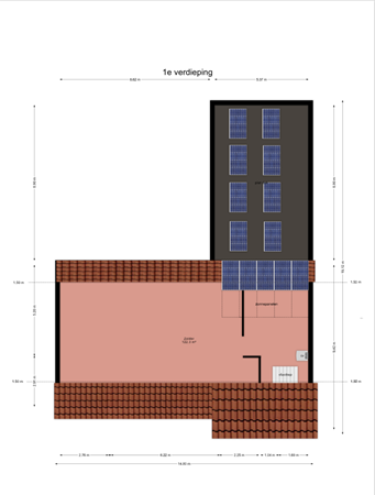 Floorplan - Gagelboslaan 136, 4623 AH Bergen op Zoom